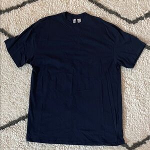 Classic Navy Blue Oversized T-Shirt (Dress?)